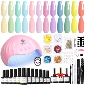 Modelones 12 Colors Gel Nail Polish Kit