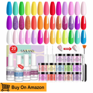 6. Saviland 29 Pcs Dip Powder Nail Kit