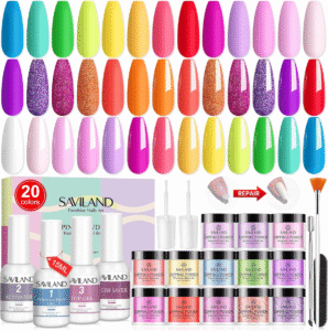 Saviland 29 Pcs Dip Powder Nail Kit