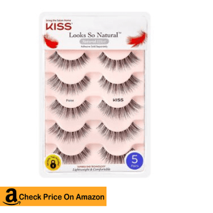 1. KISS Natural False Eyelashes