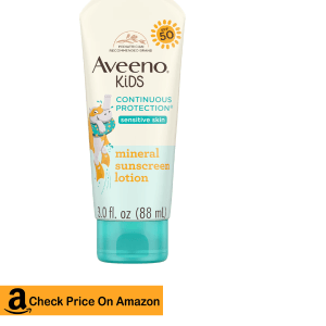 1. Aveeno Kids Mineral Sunscreen