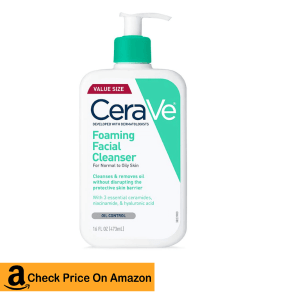 1. CeraVe Foaming Facial Cleanser