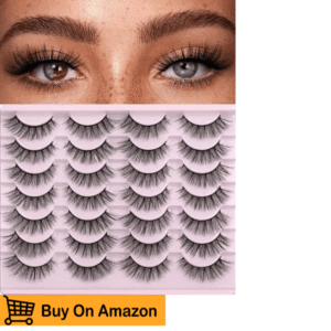 4. False Eyelashes 14mm Faux 3D Mink Lashes