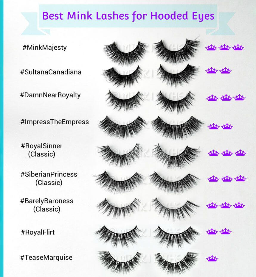 Best Lashes For Hooded Eyes
