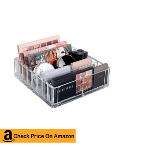 10. WECHENG 7-Section Palette & Lipstick | Makeup Organizer for Makeup Artists 