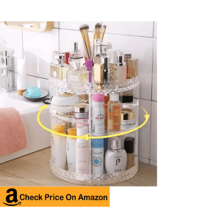 13. YOSHIONAL Rotating Makeup Vanity Organizer | For Skincare and Cosmetics