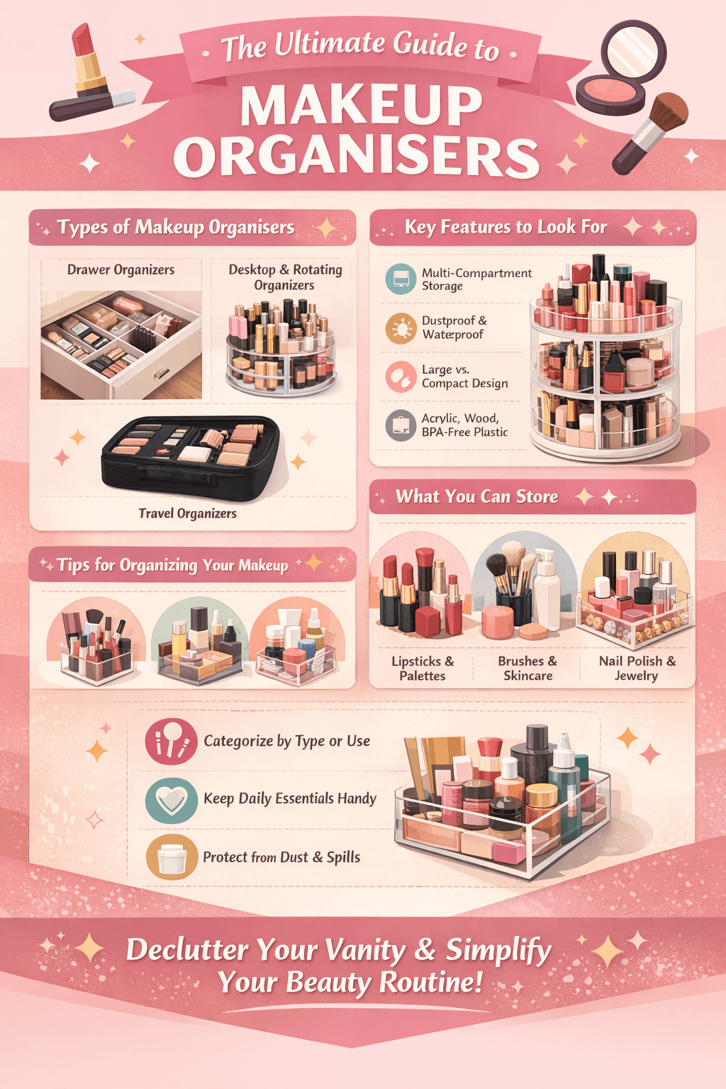 makeup organiser